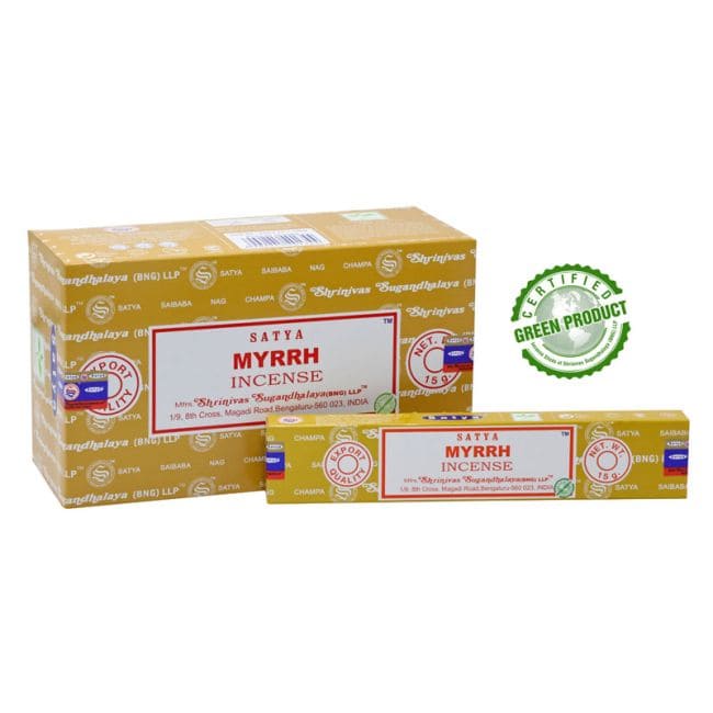 Incenso satya Myrrh champa 15g