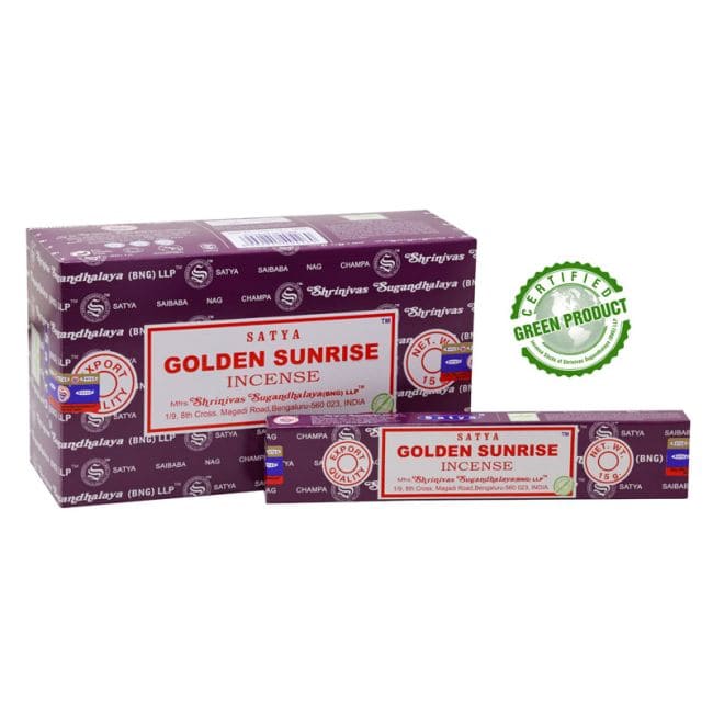 Incenso Satya  Golden Sunrise 15g