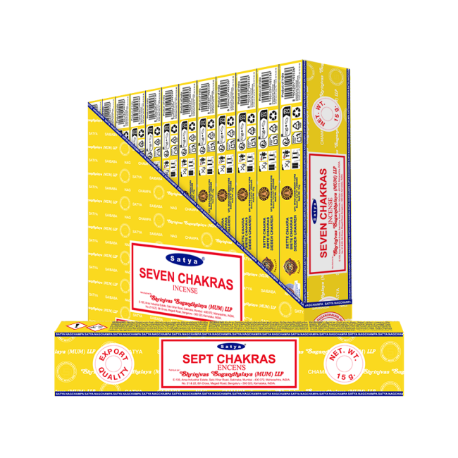 incenso ad Incenso Satya Sette Chakra 15g