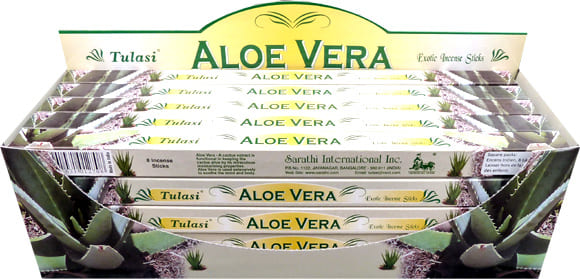 Incenso tulasi sarathi aloe vera 8bts