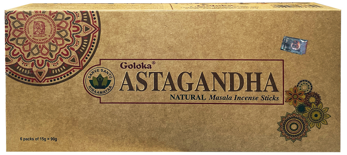 Incenso Goloka Astagandha Naturale masala 6x15g