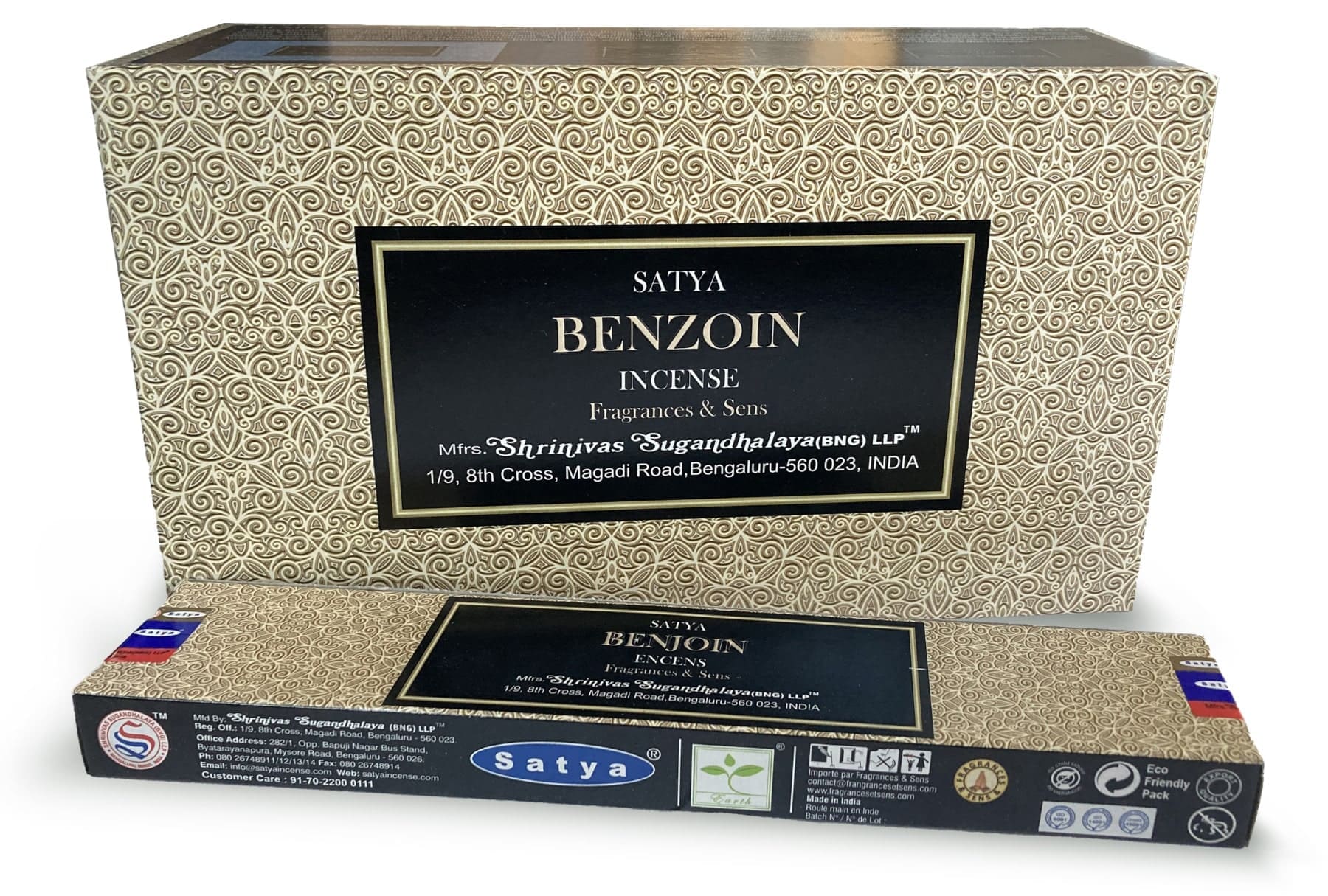 Incenso Satya Fragrances & Sens Benzoino 15g