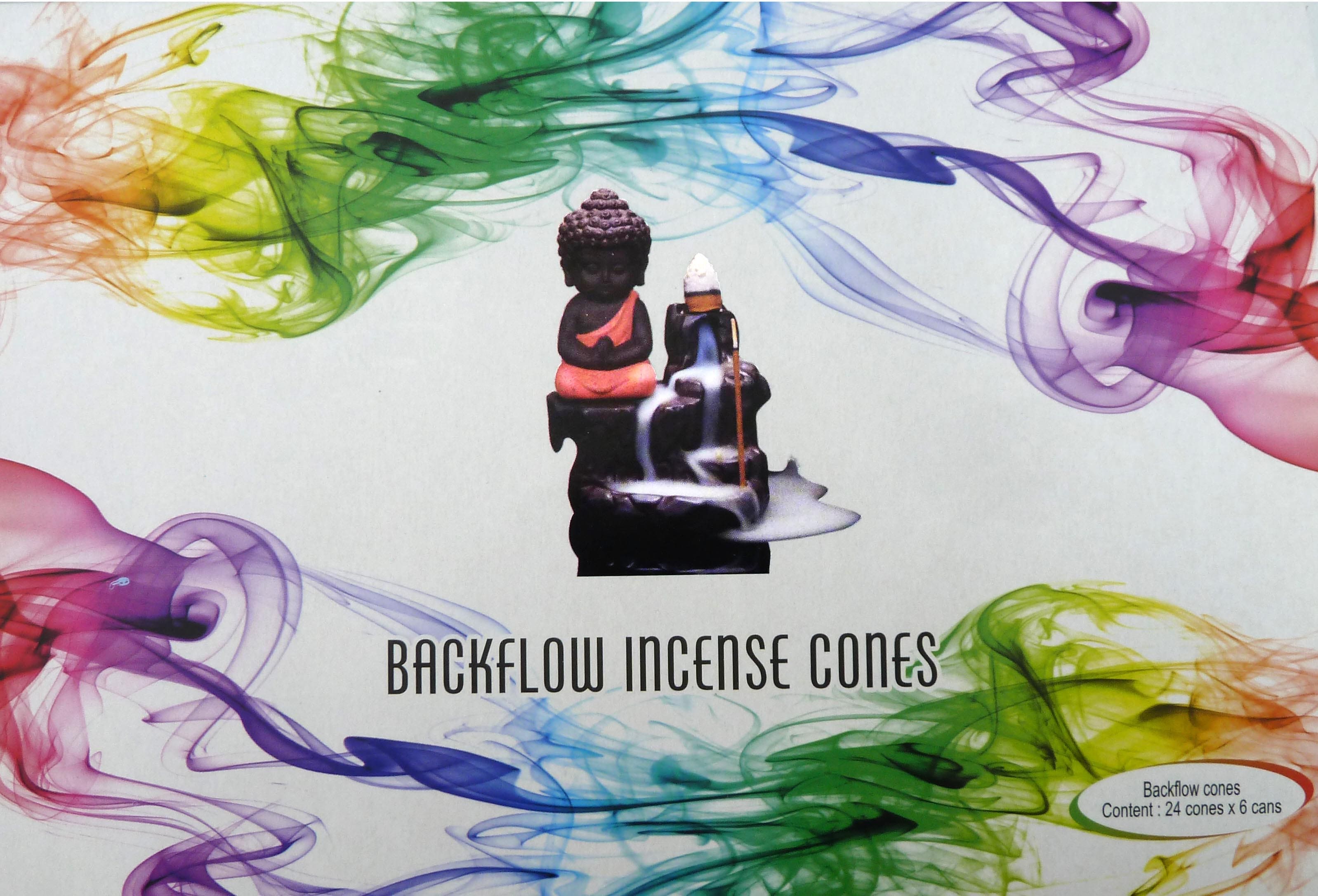incenso ad Backflow di Cônes Goloka Nature's nest 6pz|it