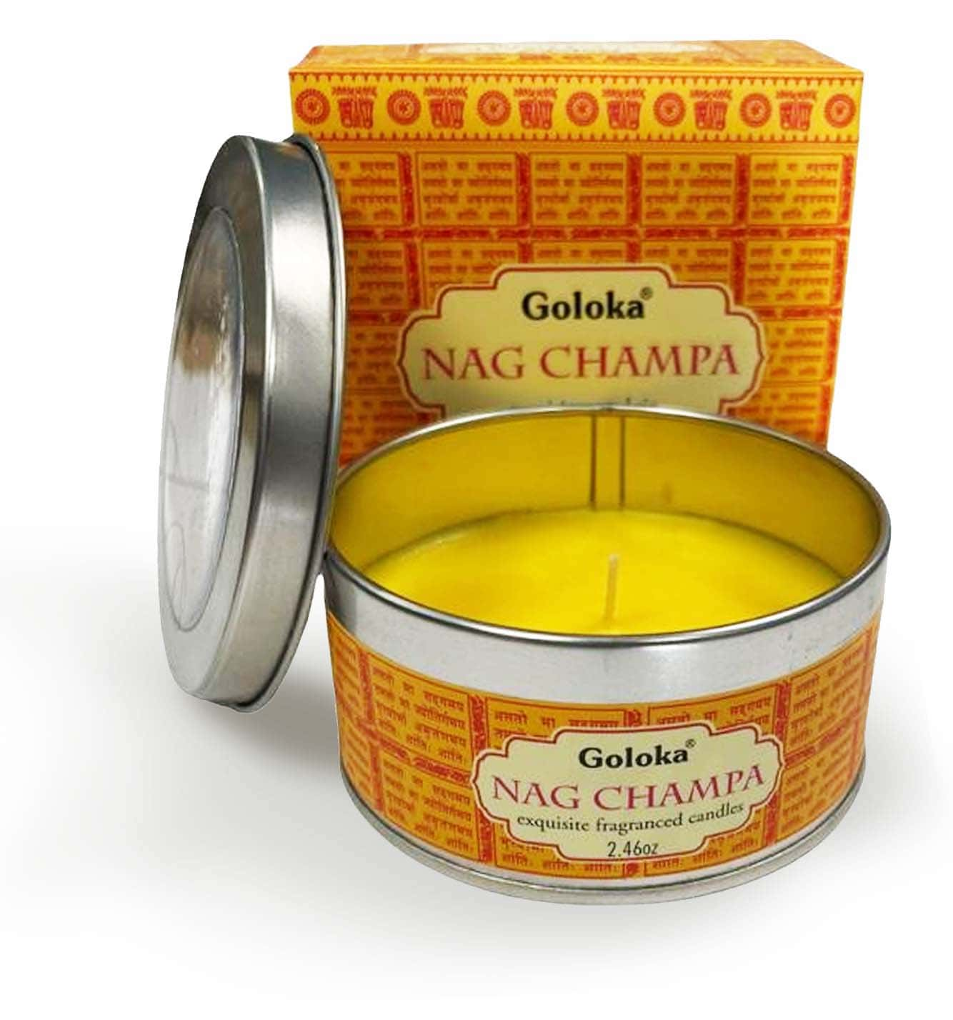 Candela profumata Goloka Nag Champa 70g