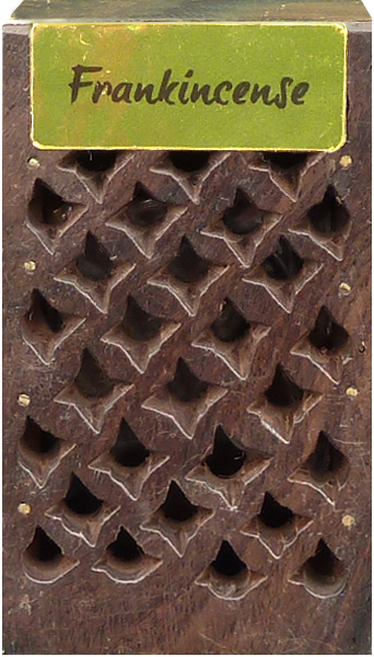 Scatola di legno contenente 5 g di incenso X3