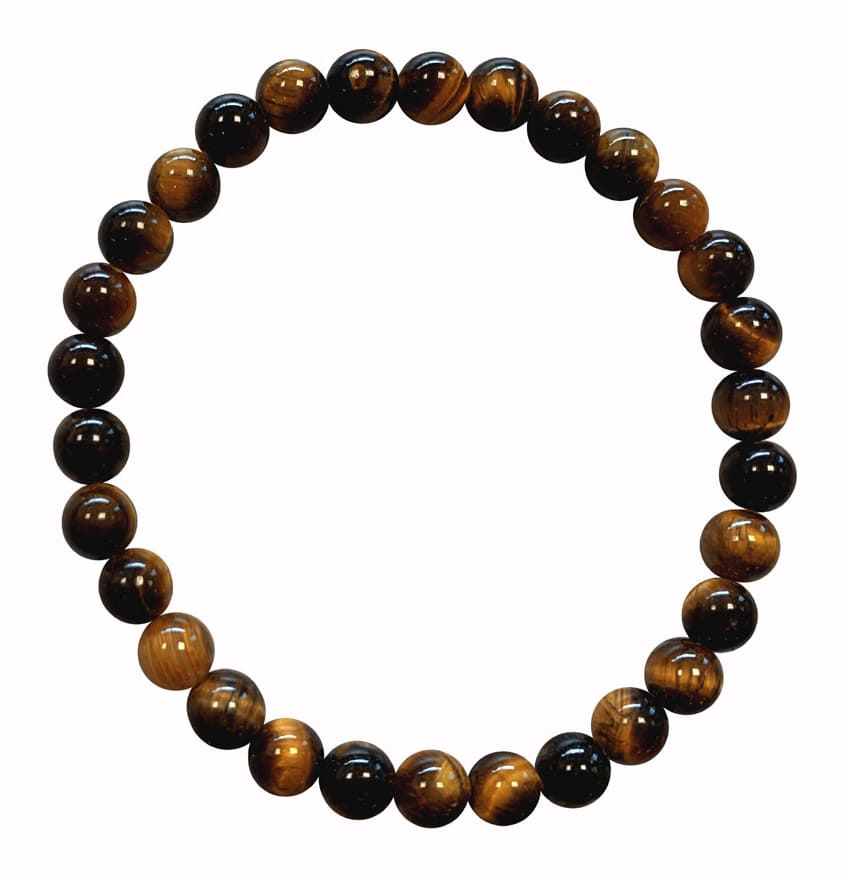 Bracciale Occhio della Tigre A perline 5mm