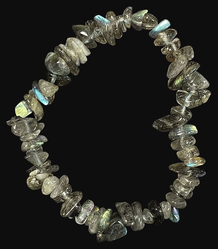 Bracciale Labradorite AA di 18cm