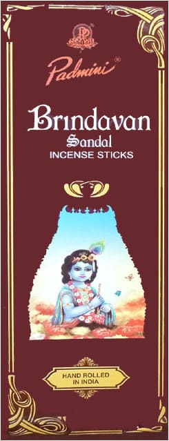 Incenso padmini brindavan sandalo hexa 20 bts