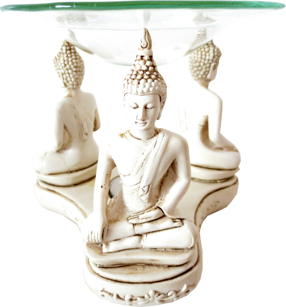 Burner 3 buddhas thai meditazione 11cm
