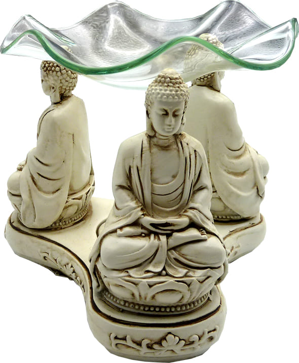 Burner 3 buddhas meditation 11 cm