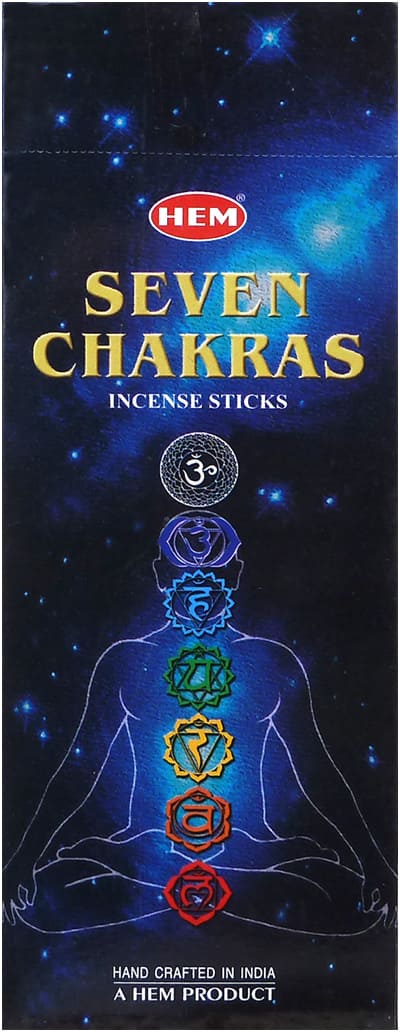 Hem sette chakra incenso hexa 20g