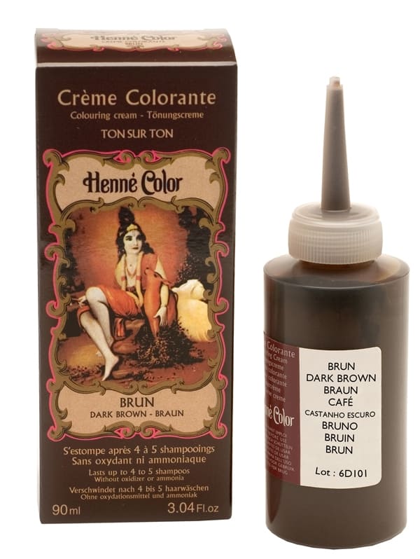 Confezione da 3 creme coloranti all'hennè marrone da 90ml