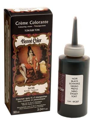 Confezione da 3 creme coloranti all'hennè nero 90ml