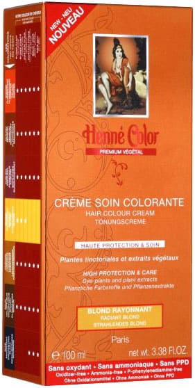 Confezione da 3 creme coloranti premium con principi attivi vegetali biondo radioso 100 ml