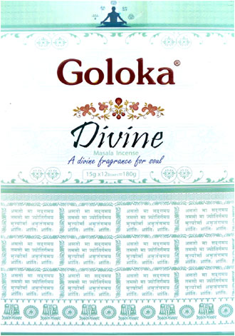 Incenso Goloka premium divine masala 15g