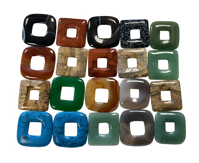 Donut Quadrato Mix x20 3.5cm