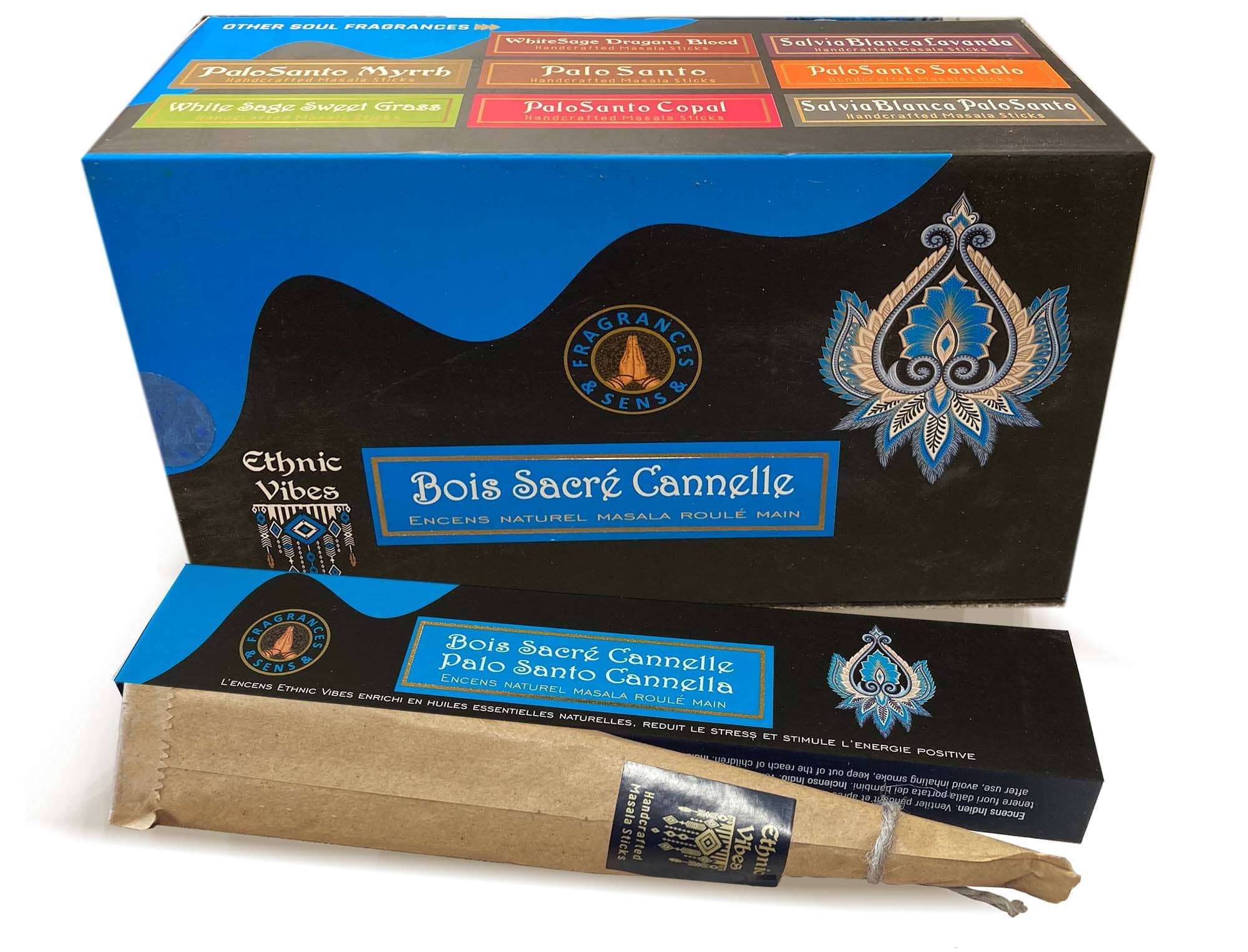 Incenso Fragrances & Sens Ethnic Vibes Palo Santo & Cannella masala 15g