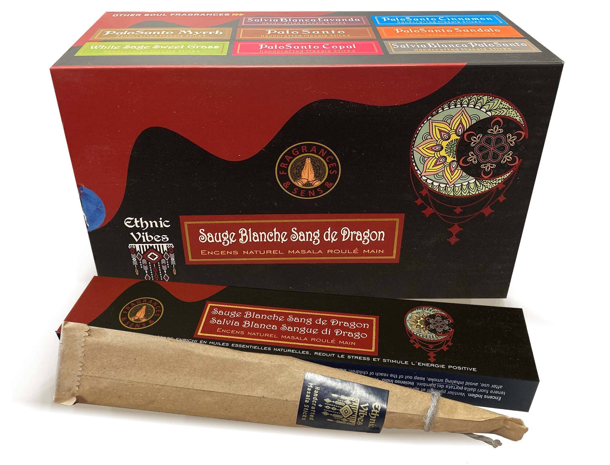 Incenso Fragrances & Sens Ethnic Vibes Salvia Bianca & Sangue di Drago masala 15g