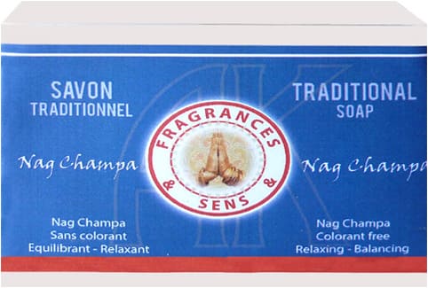 Profumo e sapone sensoriale nag champa 100g