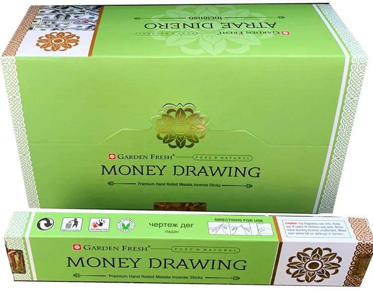 Incenso Garden Fresh Money Drawing masala 15g