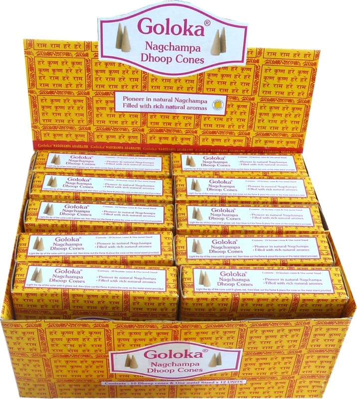 Incenso Goloka coni Nag Champa