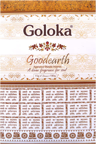 Incenso goloka premium Goodearth Legno di Agar masala 15g