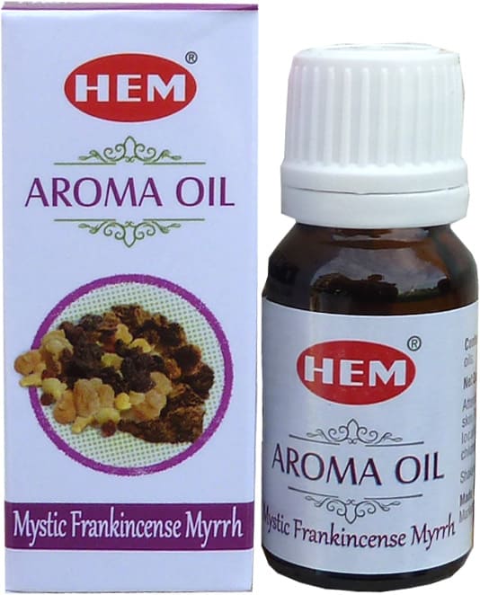 HEM olio profumato incenso mirra mistica 10ml x 12