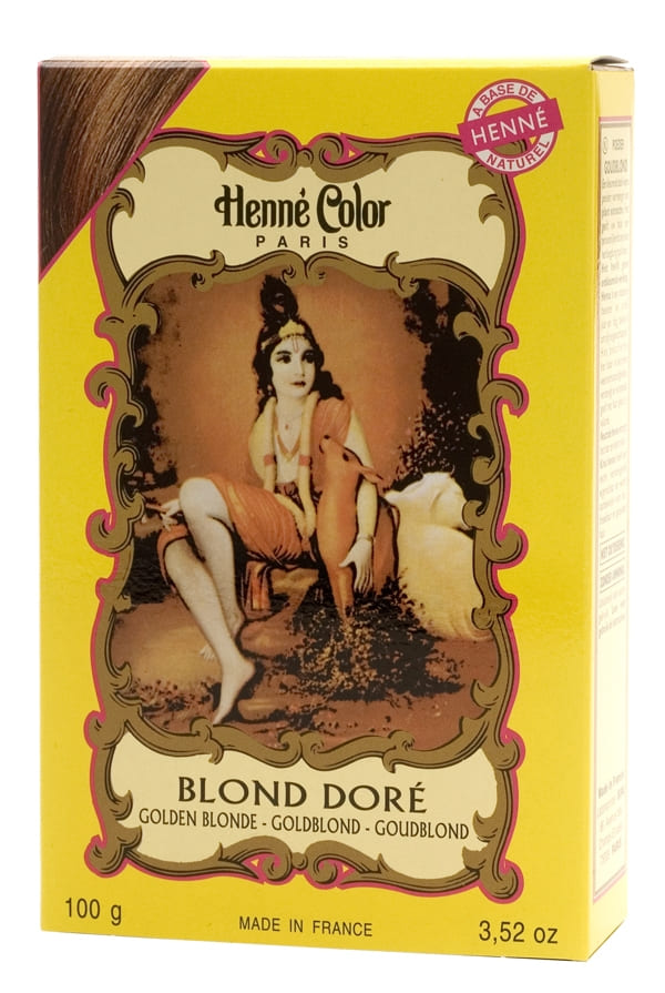 Confezione da 6 hennè color biondo dorato 100g