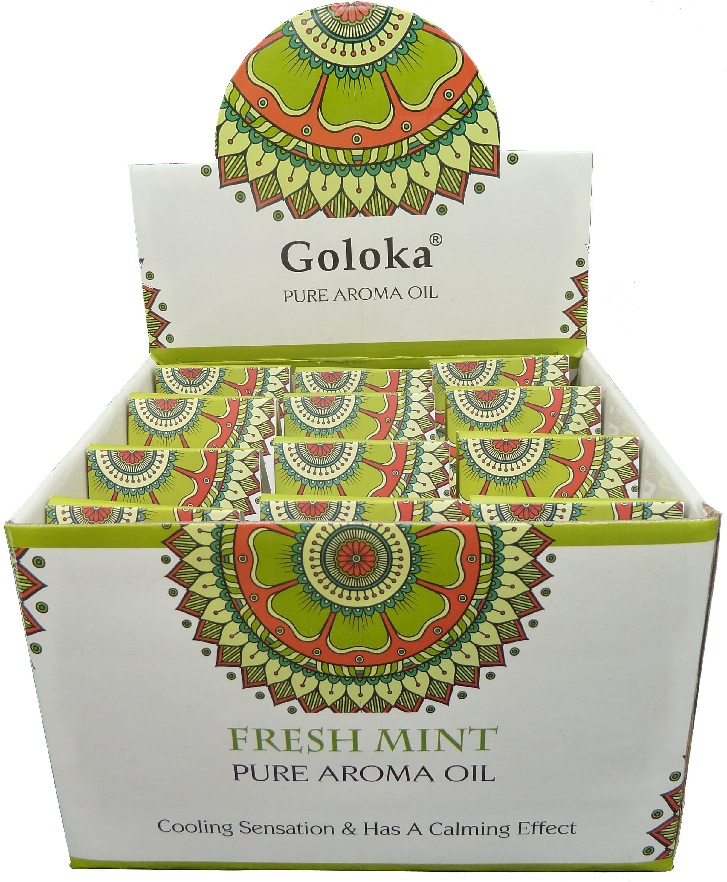 Olio profumato alla menta Goloka 10mL x 12