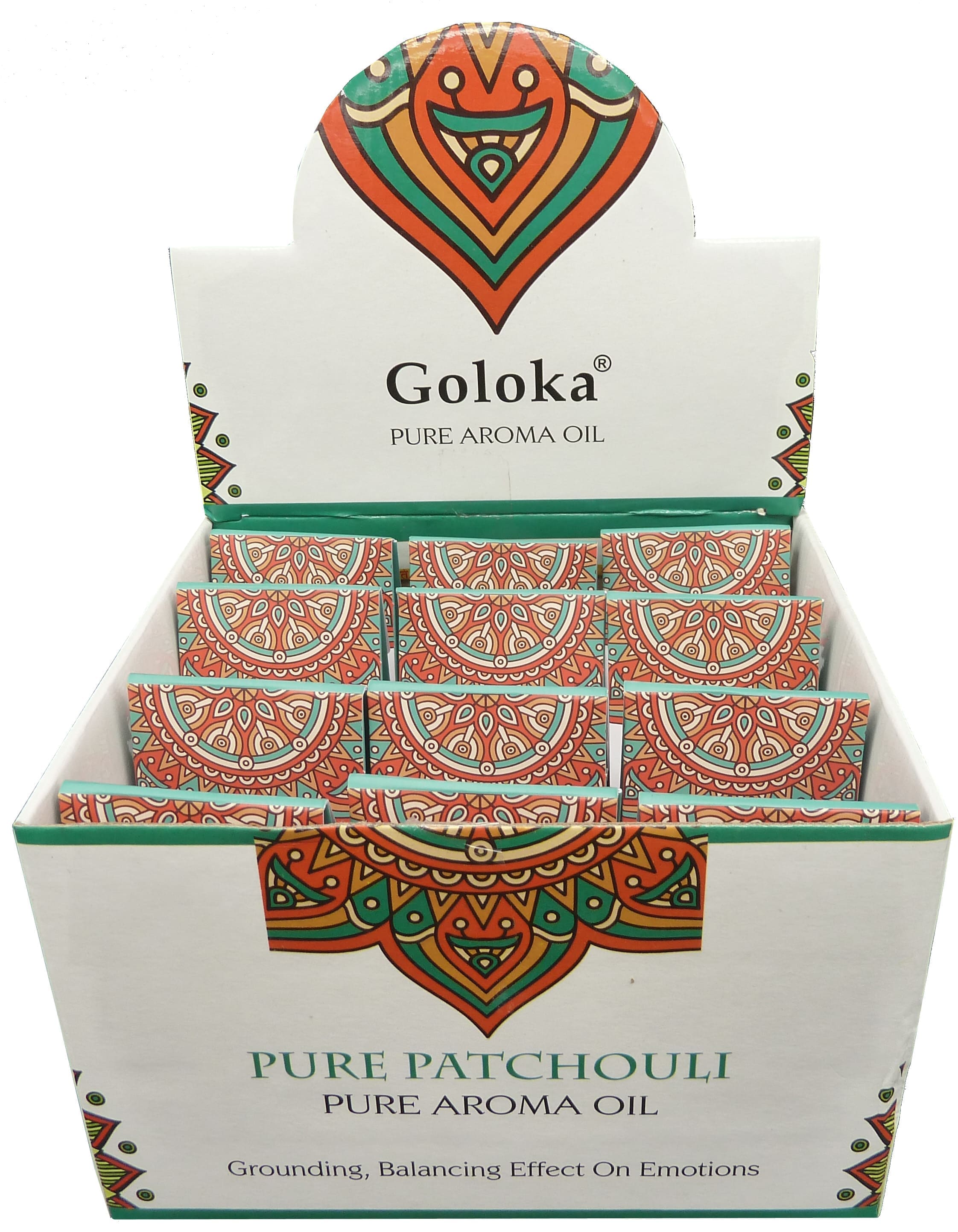 Olio profumato Goloka Patchouli 10mL x 12