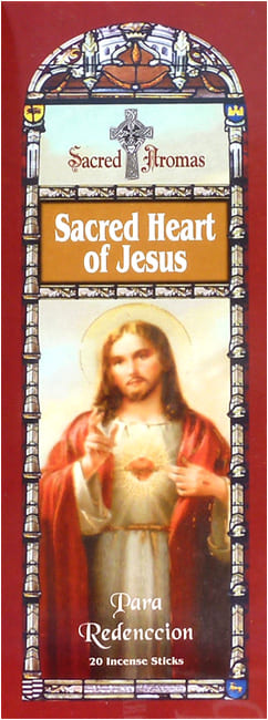Incenso tulasi sarathi gesu sacro cuore esagono 20g