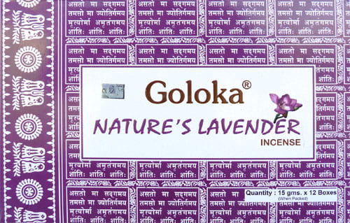 Incenso goloka nature's lavanda masala 15g