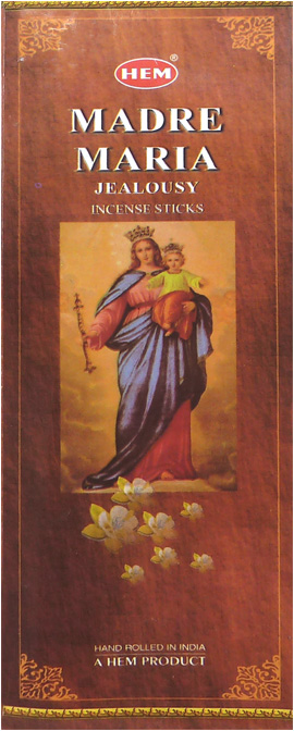 Hem Incenso Madre Maria contro la gelosia Hexa 20g