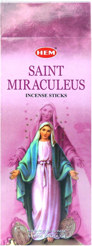Incenso Hem Miraculous Virgin hexa 20g