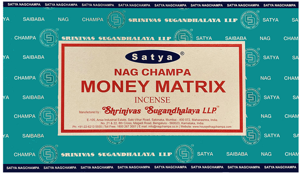 Incenso Satya Money Matrix 15g