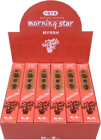 Incenso giapponese morning star mirra 50 bastoncini
