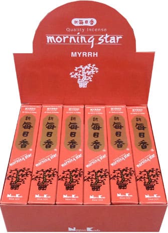 Incenso giapponese morning star mirra 50 bastoncini