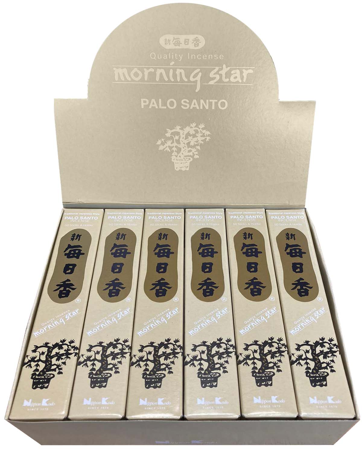 Incenso giapponese Morning Star Palo Santo confezione da 50 bastoncini