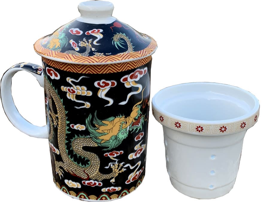 Tazza tazza tè nero drago verde