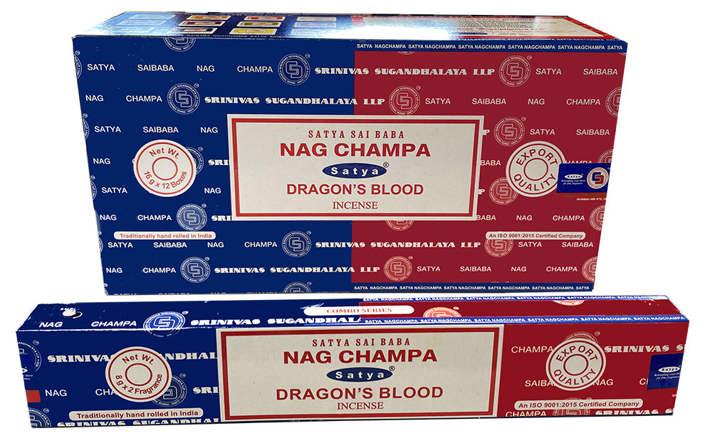 Incenso Satya Nag Champa & Sangue di Drago 15g