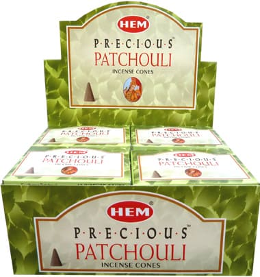 Incenso abbiamo preziosi coni di patchouli