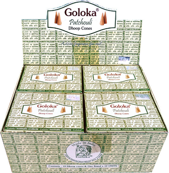 Incenso goloka coni Patchouli