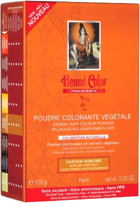 Chatain sublime premium colorante vegetale in polvere 100g