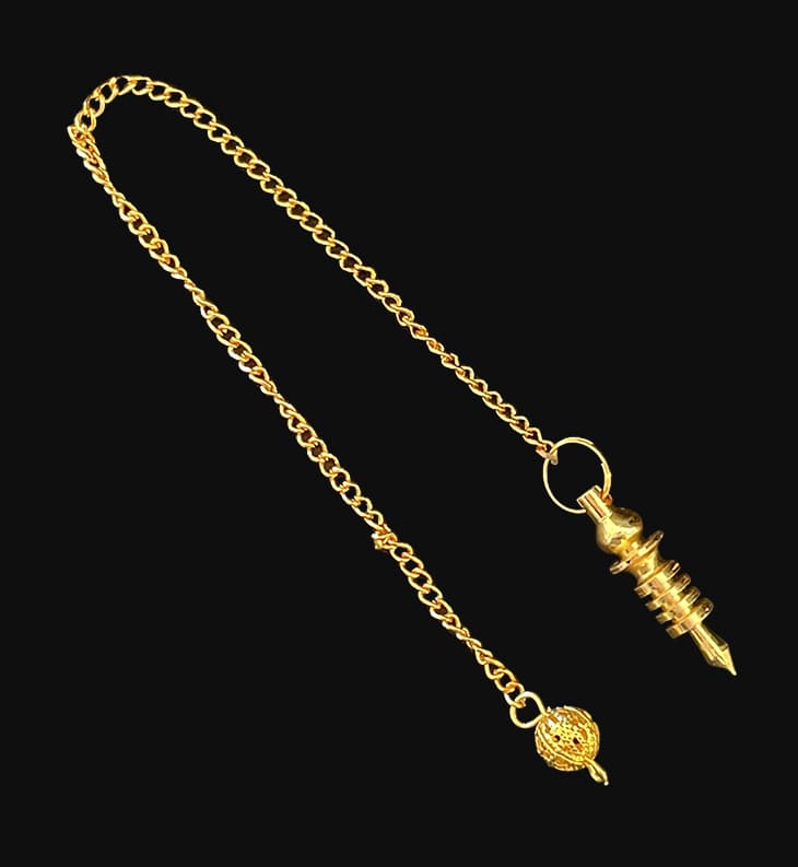 Metallica pendolo dorado 4 cm