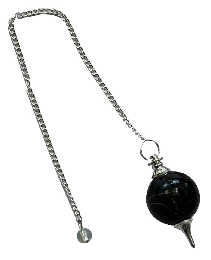 Pendolo sfera Onice nero 4cm