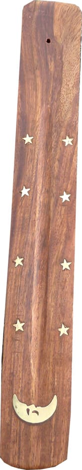Porta incenso legno sci Luna x10
