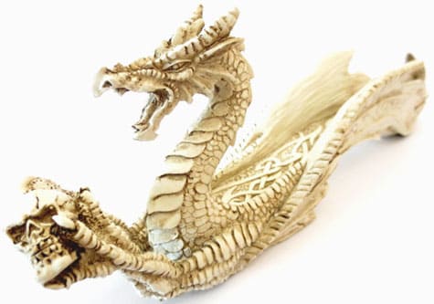 Drago incenso drago bianco 26cm