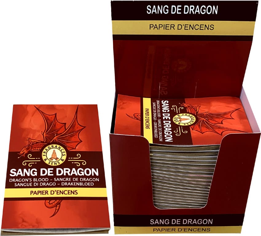 Carta di incenso Fragrances & Sens Sangue di Drago x30