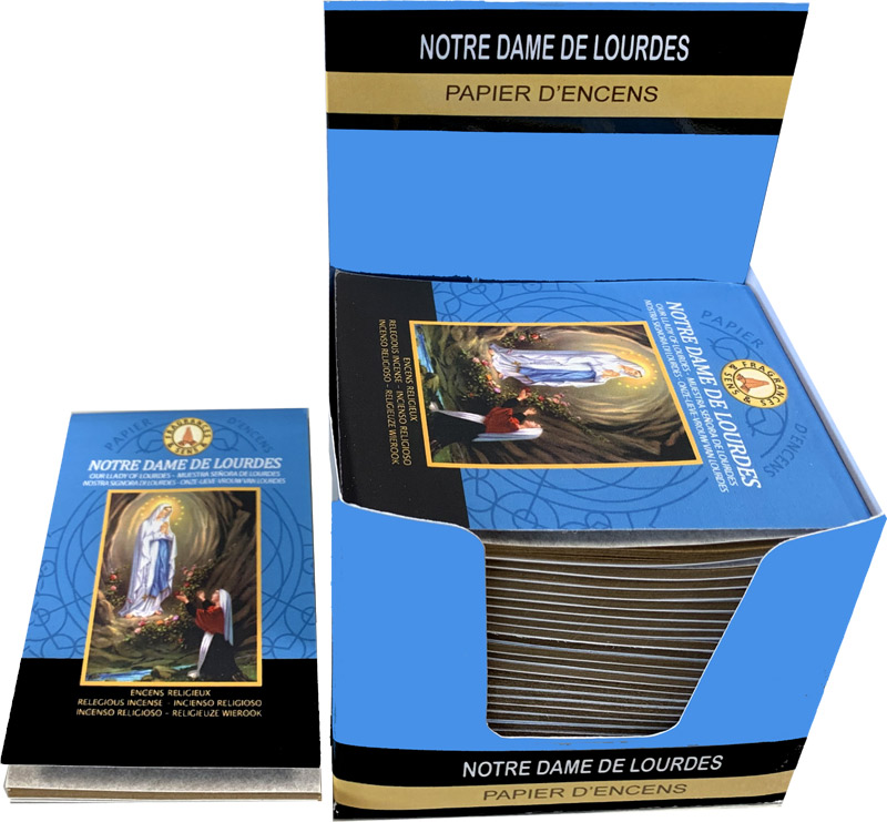 Carta di incenso Fragrances & Sens Nostra Signora di Lourdes x30