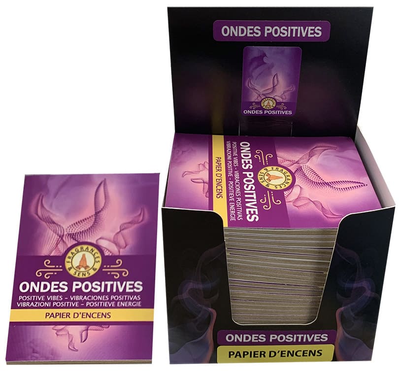 Carta di incenso Fragrances & Sens Positive Vibes x30